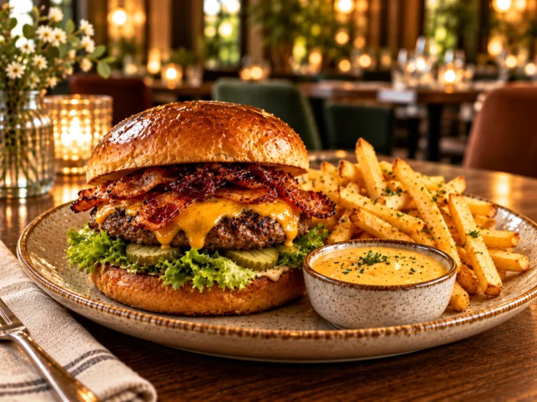 Cheeseburger de Vită Black Angus