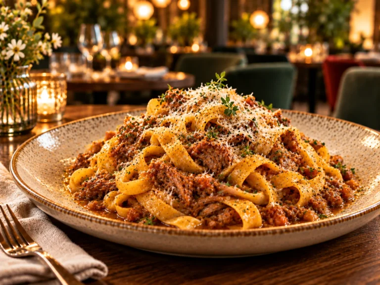 Tagliatelle cu Ragu de Rață