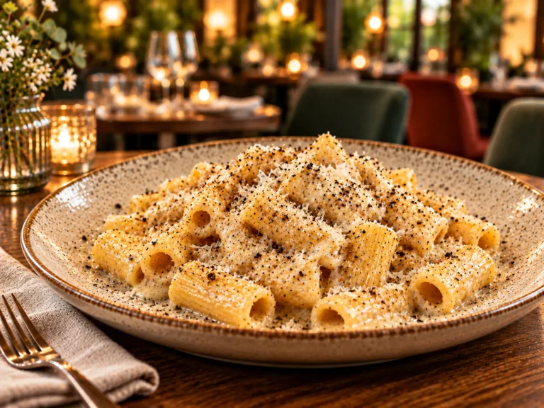Rigatoni Cacio e Pepe