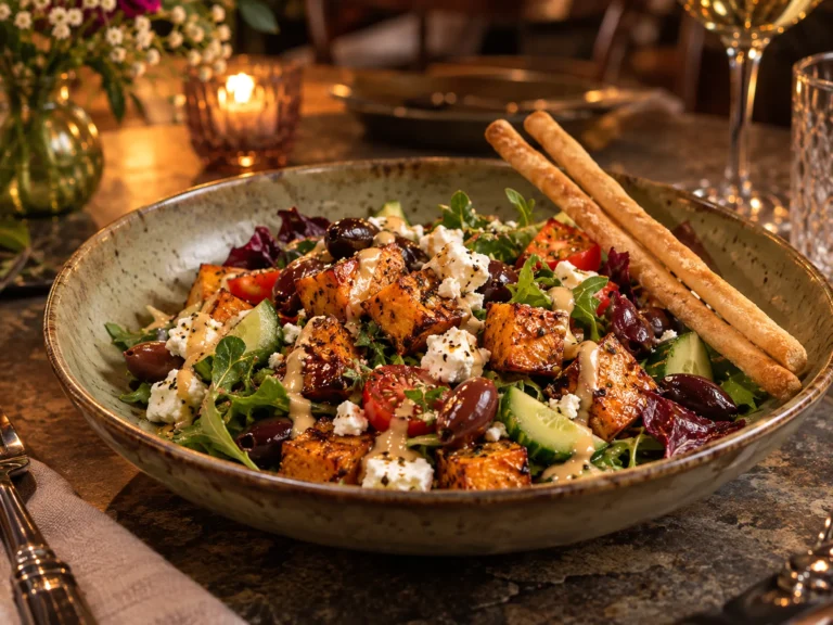 Salată de Cartofi Dulci și Feta